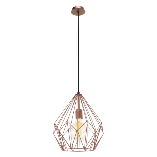 Eglo Carlton Pendul 1x60W, cupru