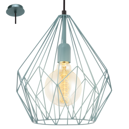 Eglo Carlton Pendul 1x60W, verde