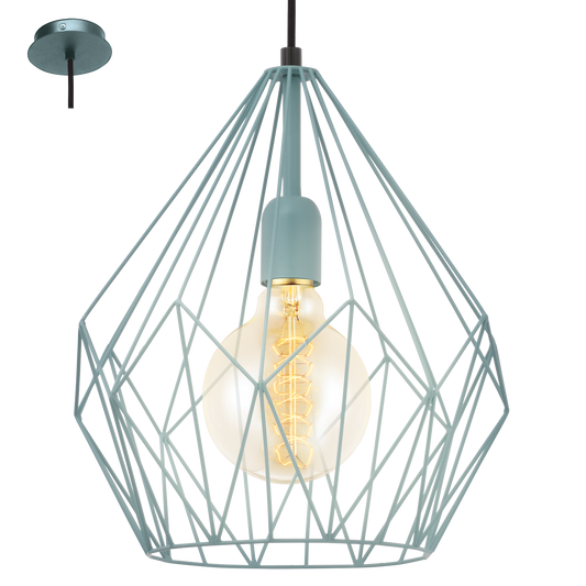 Eglo Carlton Pendul 1x60W, verde