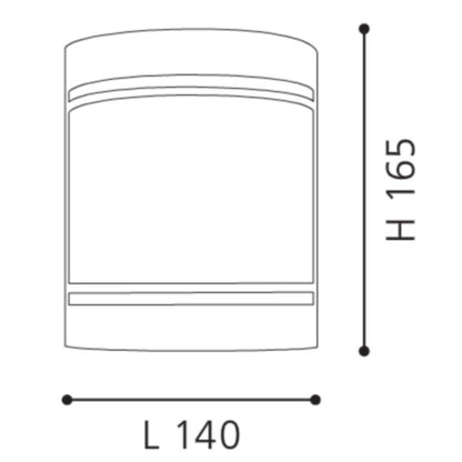 Eglo Cerno Aplica 1x40W, inox