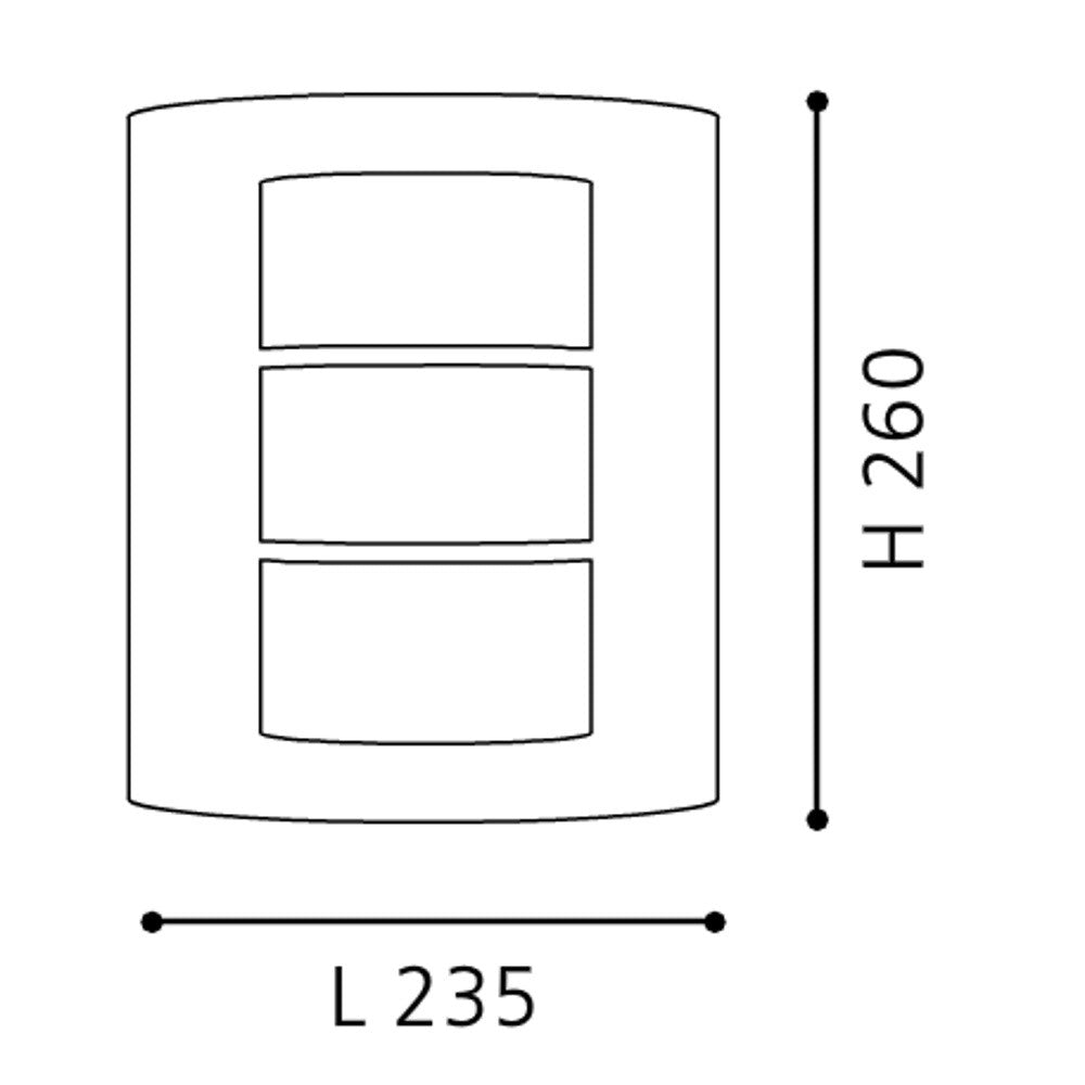Eglo City Aplica model 2, 1x15W, inox