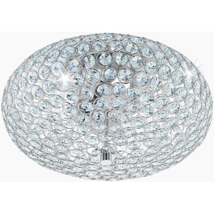 Eglo Clemente Plafoniera 2x60W, transparent