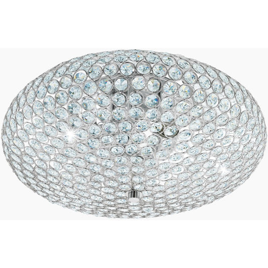 Eglo Clemente Plafoniera 3x60W, transparent