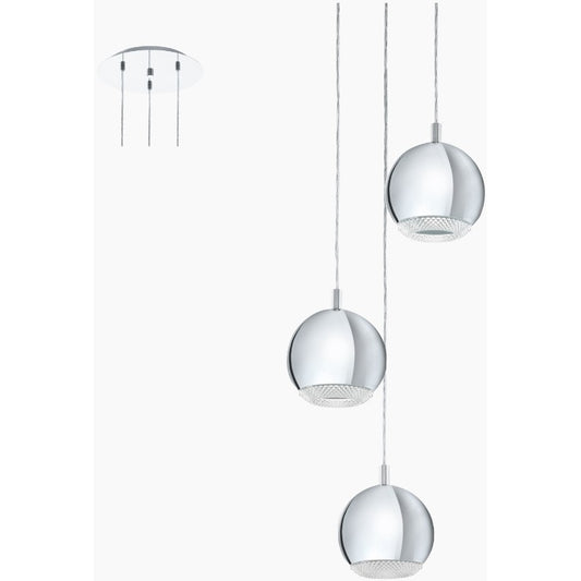 Eglo Conessa Lustra 3x3.3W, crom