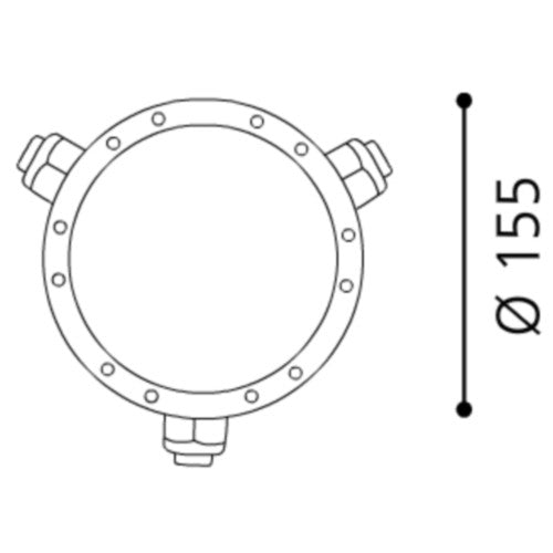 Eglo Connector box Doza legatura exterior cu 2 conexiuni