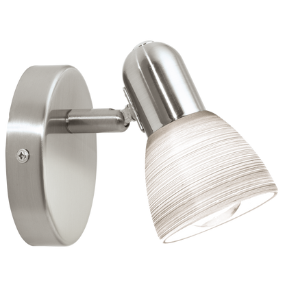 Eglo Dakar 1 Aplica cu spot 1x40W, alb/nichel