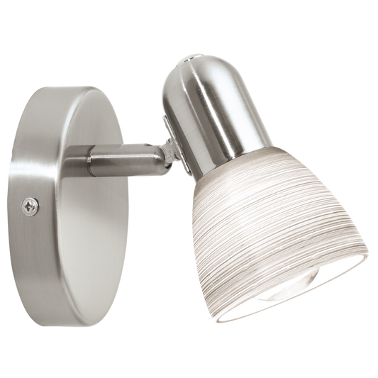 Eglo Dakar 1 Aplica cu spot 1x40W, alb/nichel