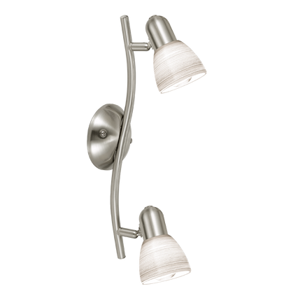 Eglo Dakar 1 Aplica cu spoturi 2x40W, alb/nichel