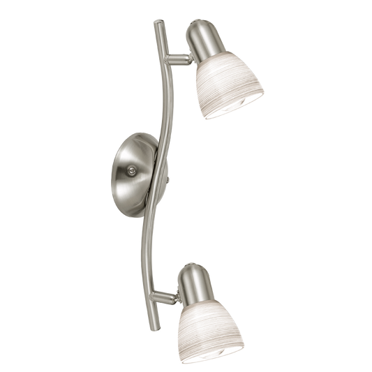 Eglo Dakar 1 Aplica cu spoturi 2x40W, alb/nichel