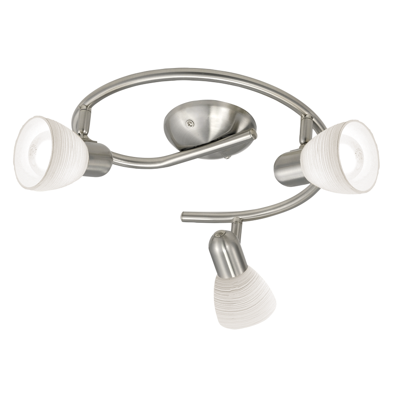 Eglo Dakar 1 Plafoniera cu spoturi 3x40W, alb/nichel
