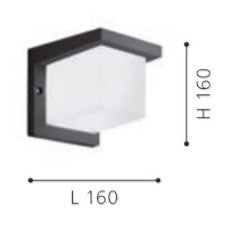 Eglo Desella 1 Aplica LED 1x10W, antracit