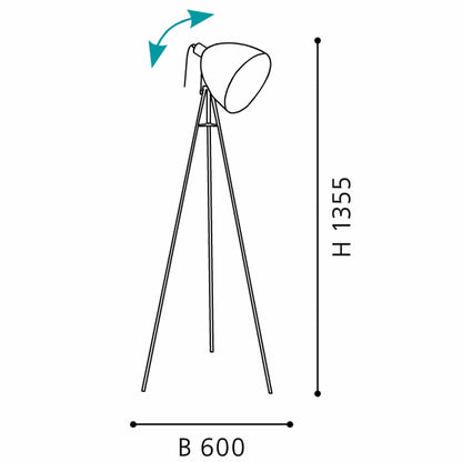 Eglo Dundee Lampadar 1x60W, verde