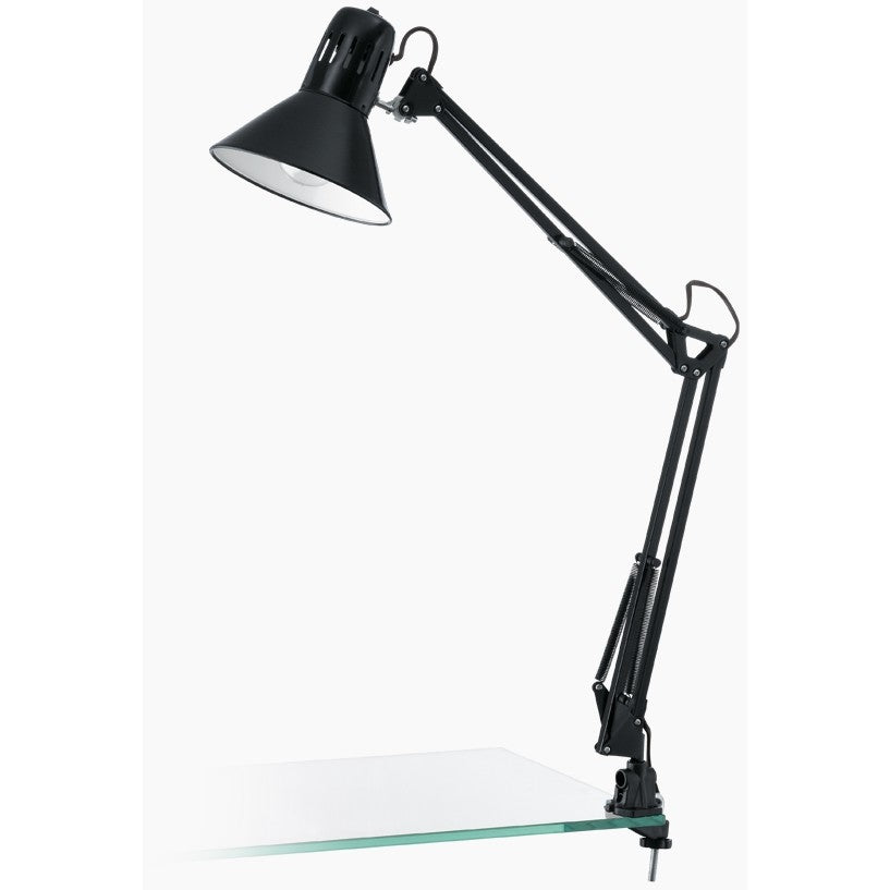 Eglo Firmo Lampa de birou cu clema 1x40W, negru
