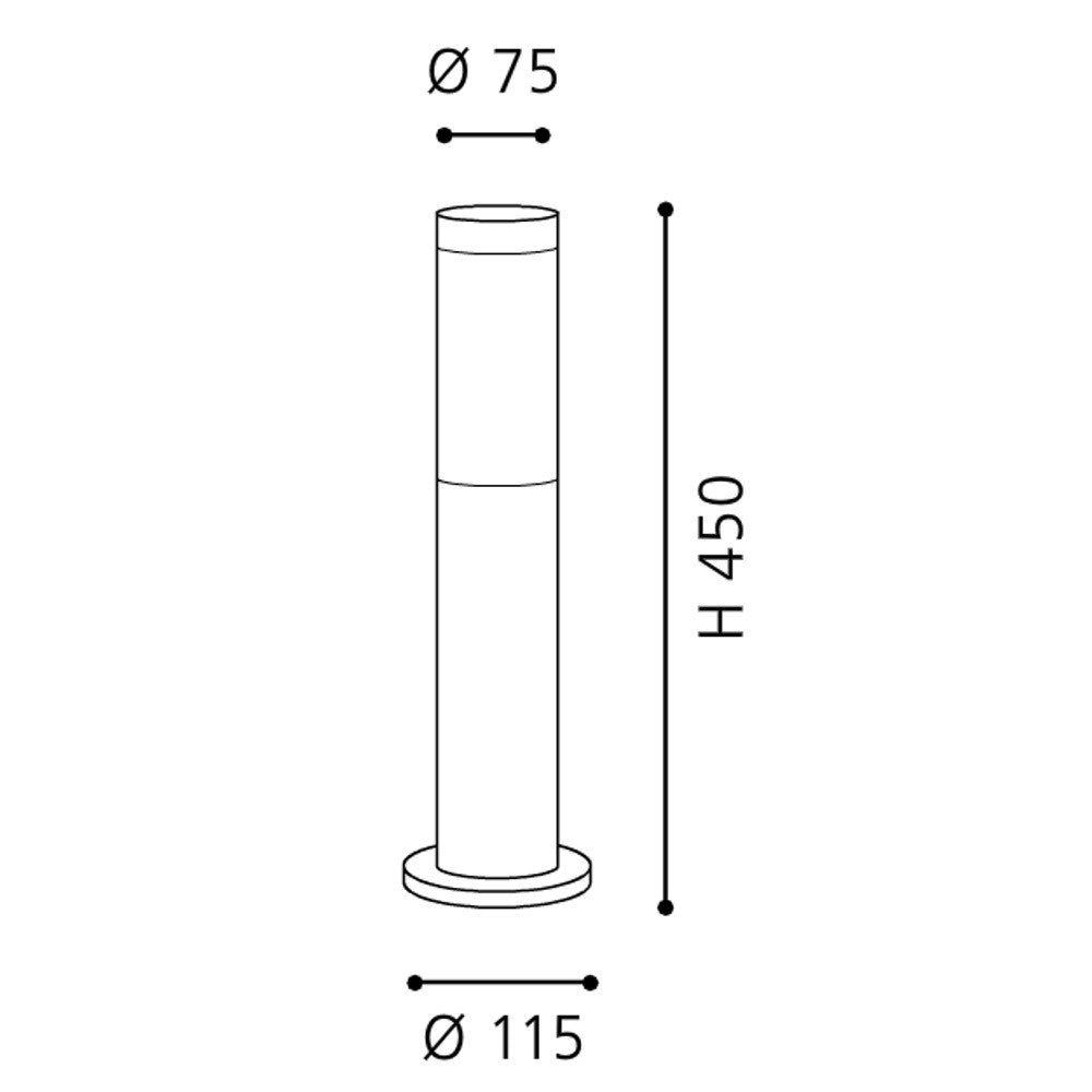 Eglo Helsinki Pitic 1x15W, inox