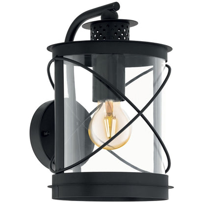 Eglo Hilburn Aplica verticala orientata in jos 1x60W, negru