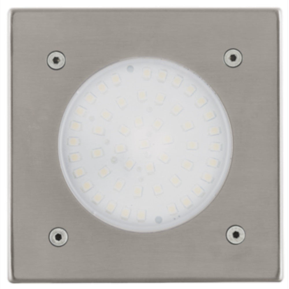 Eglo Lamedo Lampa incastrata patrata 1x2.5W, inox
