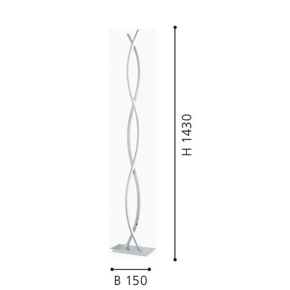 Eglo Lasana 2 Lampadar 4x8.8W, crom