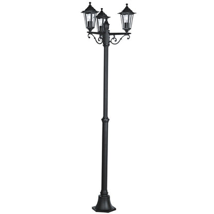 Eglo Laterna 4 Stalp inalt 3x60W, negru
