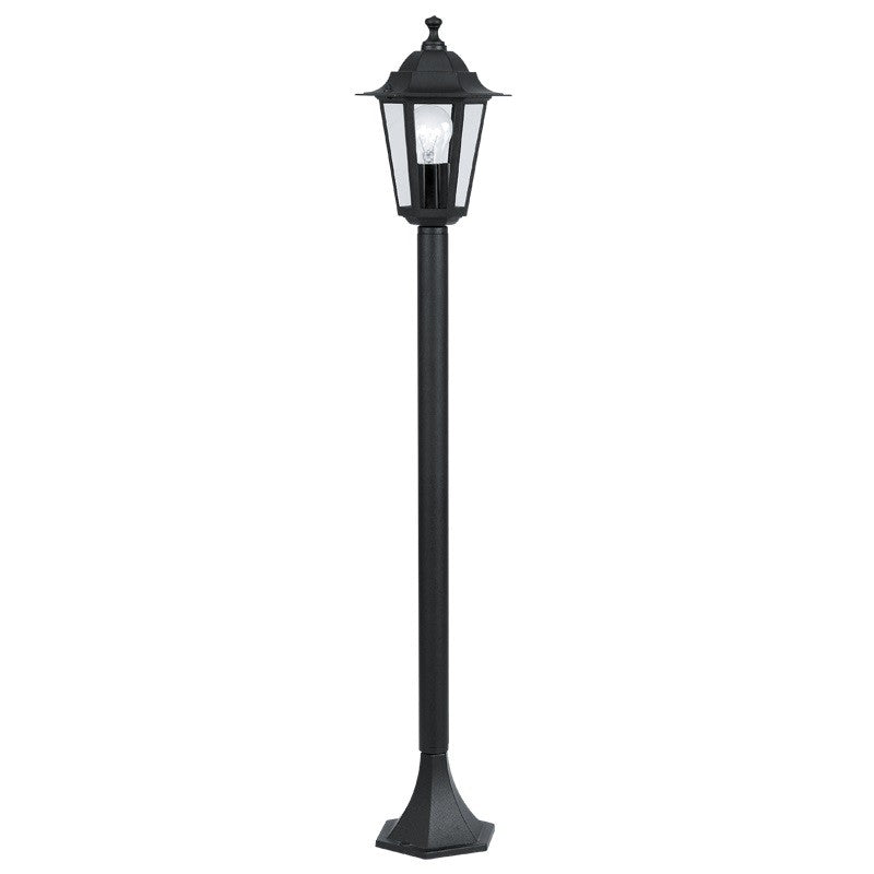 Eglo Laterna 4 Stalp mediu 1x60W, negru