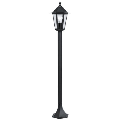 Eglo Laterna 4 Stalp mediu 1x60W, negru