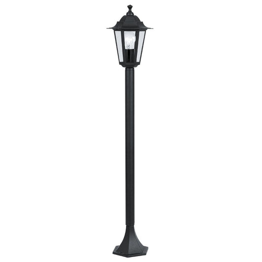 Eglo Laterna 4 Stalp mediu 1x60W, negru
