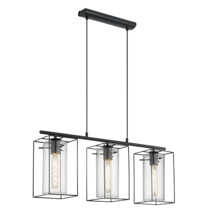 Eglo Loncino Lustra 3x60W, negru