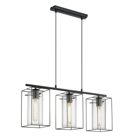 Eglo Loncino Lustra 3x60W, negru