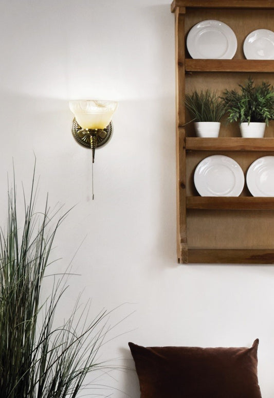 Eglo Marbella Aplica 1x40W, bej/bronz