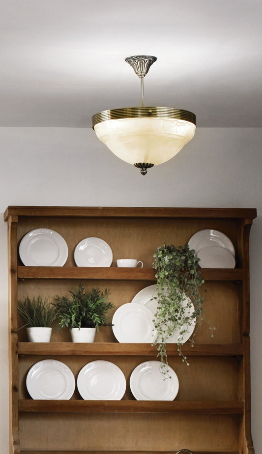 Eglo Marbella Lustra 3x60W, bej/bronz