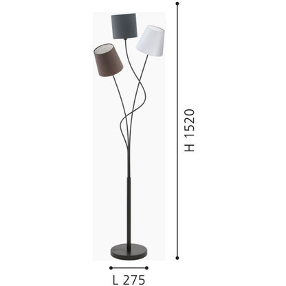 Eglo Maronda Lampadar 3x40W, multicolor