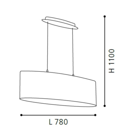 Eglo Maserlo Lustra 2x60W, negru