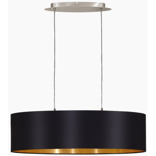 Eglo Maserlo Lustra 2x60W, negru