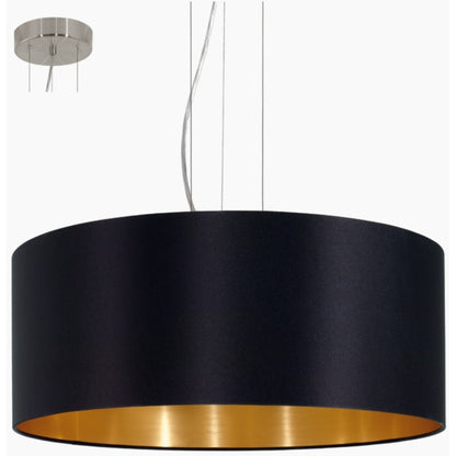Eglo Maserlo Lustra 3x60W, negru