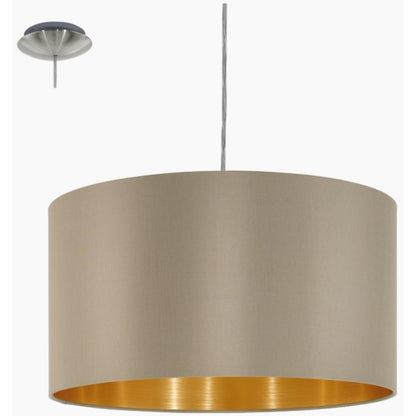 Eglo Maserlo Pendul 1x60W, bej