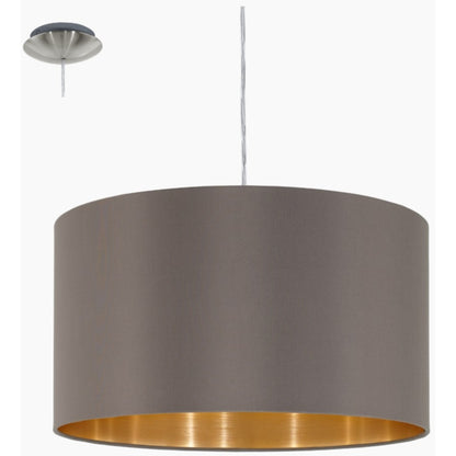 Eglo Maserlo Pendul 1x60W, maro