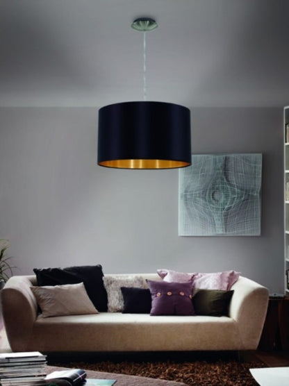 Eglo Maserlo Pendul 1x60W, negru