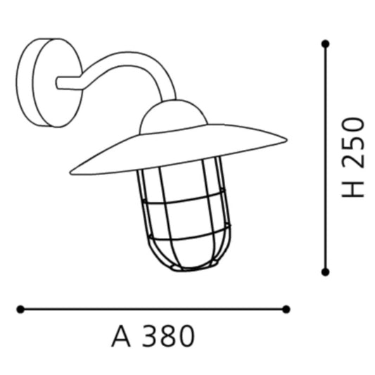 Eglo Melgoa Aplica 1x60W, cupru