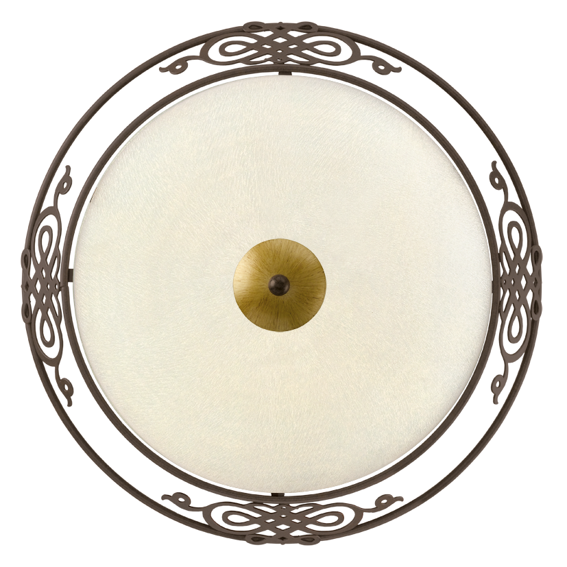 Eglo Mestre Plafoniera 2x60W, bej/maro