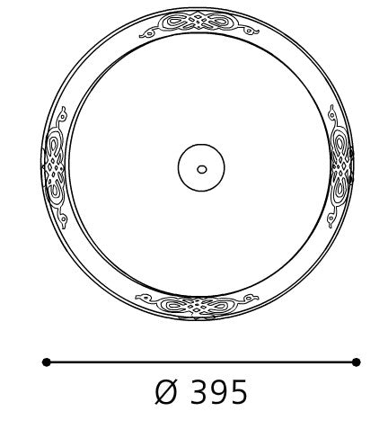 Eglo Mestre Plafoniera 2x60W, bej/maro
