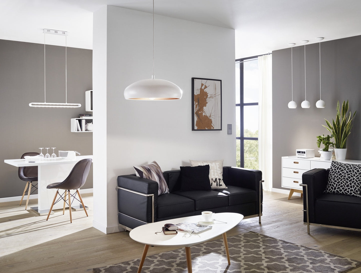 Eglo Mogano 1 Pendul 1x60W, alb