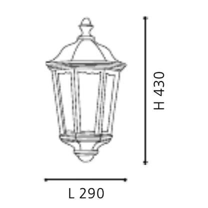 Eglo Navedo Aplica 1x60W, L29 cm, negru