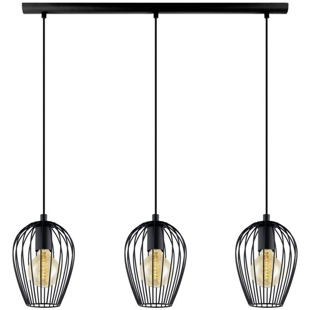 Eglo Newtown Lustra 3x60W, negru