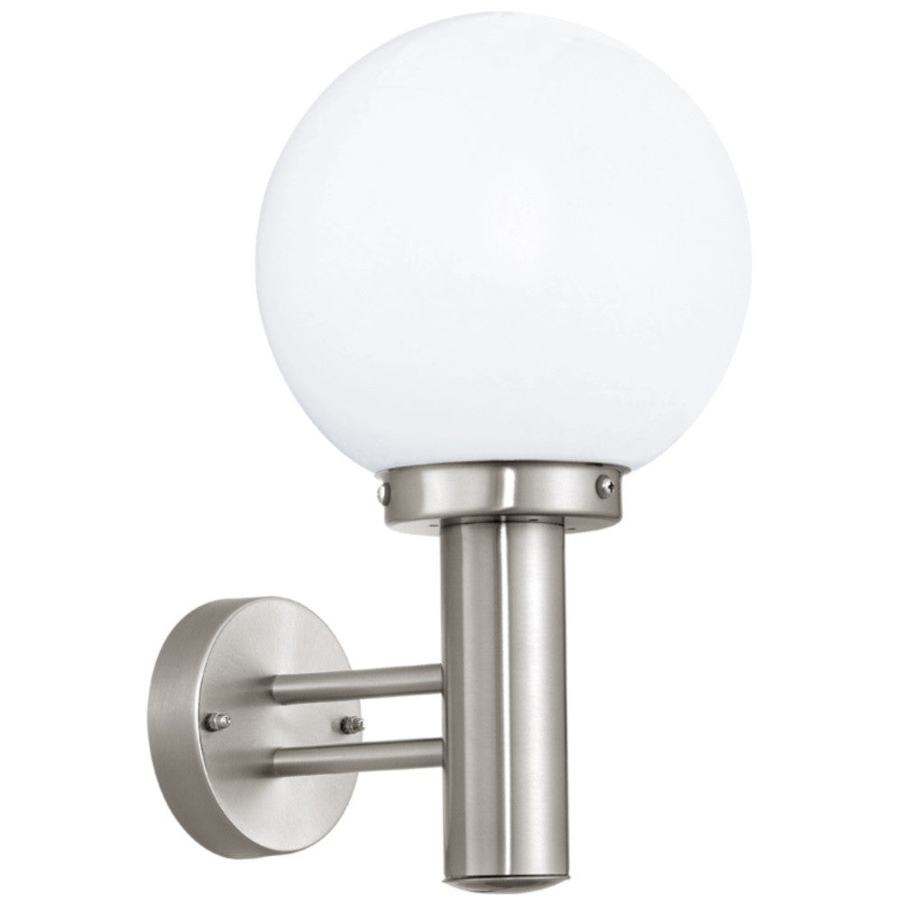 Eglo Nisia Aplica 1x60W, inox