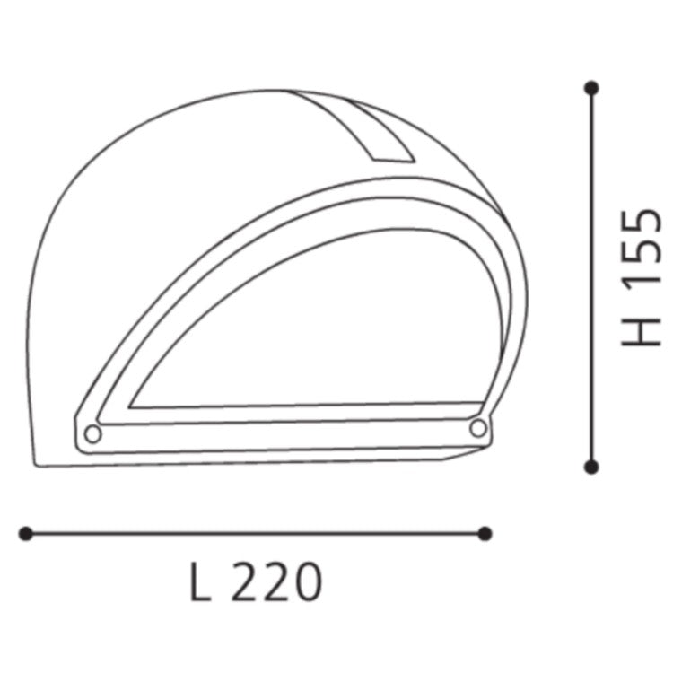 Eglo Onja Aplica 1x60W, negru