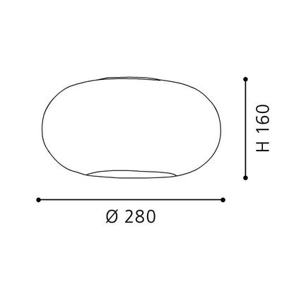 Eglo Optica Plafoniera 2x60W, alb