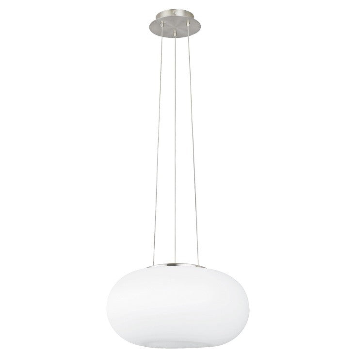 Eglo Optica Lustra 2x60W, Ø35 cm, alb