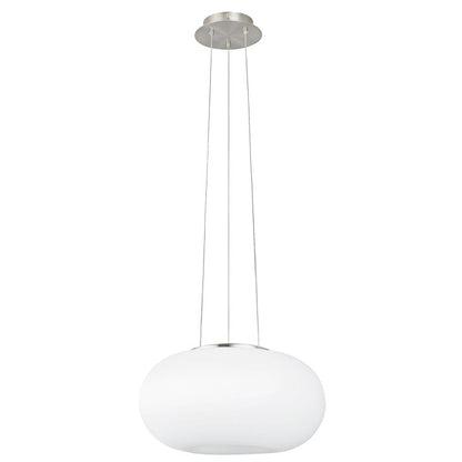 Eglo Optica Lustra 2x60W, Ø35 cm, alb