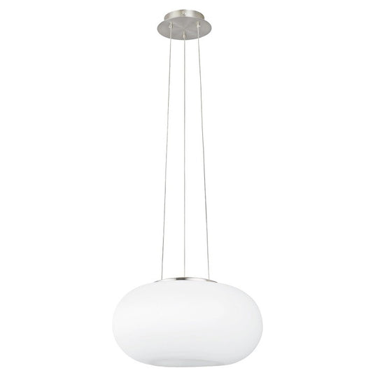 Eglo Optica Lustra 2x60W, Ø35 cm, alb