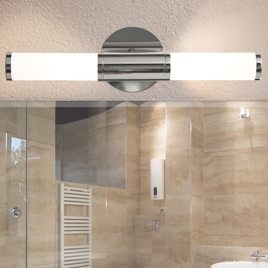 Eglo Palmera Aplica 2x40W, alb/nichel