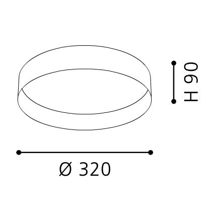 Eglo Palomaro Plafoniera, 1x12W, antracit